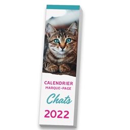 Calendrier marque-page chats 2022