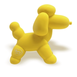 Ballon pour chien "Poodle" jaune
