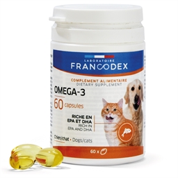 Comprimés Omega-3 pour chiens et chats