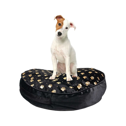 Coussin pour animaux noir/doré