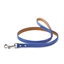 Collier ou Laisse cuir indigo