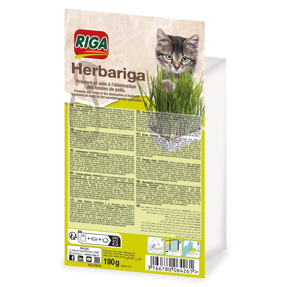 Actiplant' herbe a chat 125ml 