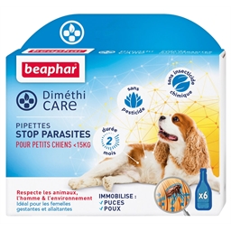 Pipettes stop parasites chien ou chat