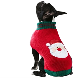 Pull Père Noël chien T36