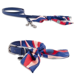 Laisse + harnais ou collier foulard Carmen - 3 tailles disponibles
