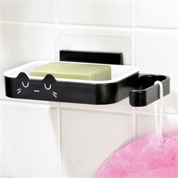 Porte savon chat