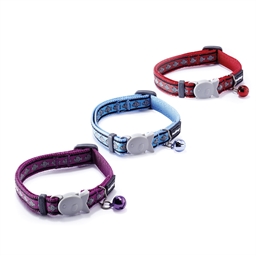 Collier réfléchissant poisson: coloris au choix