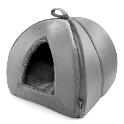 Nid douillet chat gris ou beige