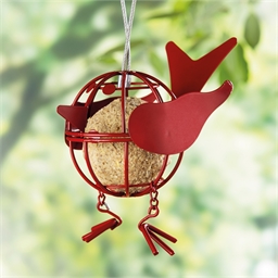 Oiseau porte boule de graisse
