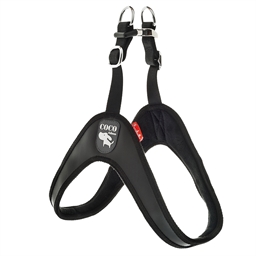 Harnais confort pour chien noir ou rose