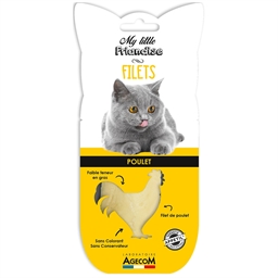 Friandises pour chat thon, poulet ou maquereau