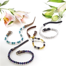 Collier lithothérapie : divers coloris