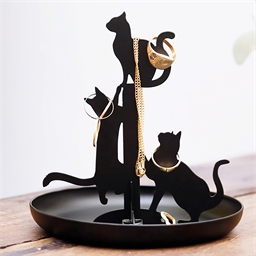Coupelle porte-bijoux chats
