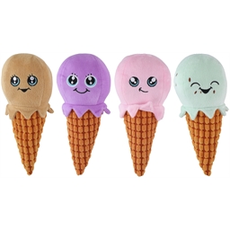 Jouet glace peluche pour chien