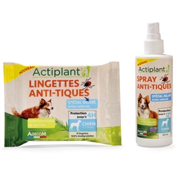 Spray ou Lingettes anti-tiques