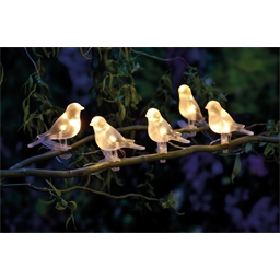 Guirlande solaire oiseaux