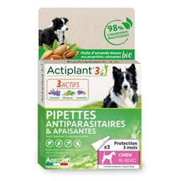 Pipettes bio antiparasitaires : modèle au choix