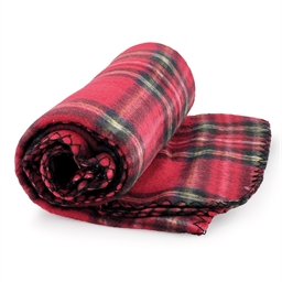 Plaid écossais rouge