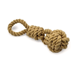 Corde de jeu avec balle pour chien