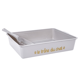 Bac à litière + pelle