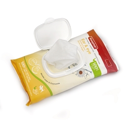 Lingettes nettoyantes yeux/oreilles