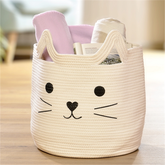 Panier rangement chat
