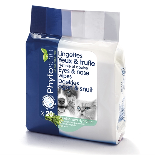 Lot de 60 lingettes hygiène yeux & truffe