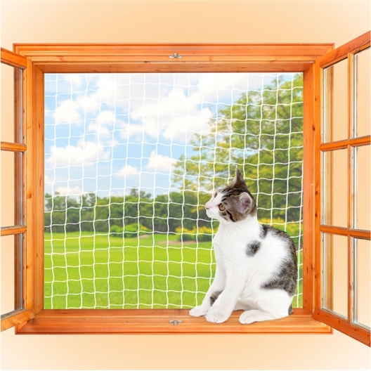 Filet pour chat - Pose de filet de protection pour chat sur balcon et  fenêtre