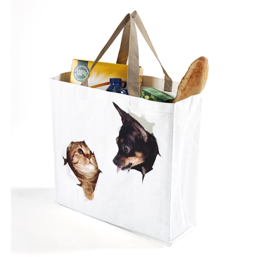 Sac à provisions chat et chien