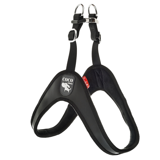 Harnais confort pour chien noir
