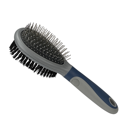 Brosse double pour chien et chat