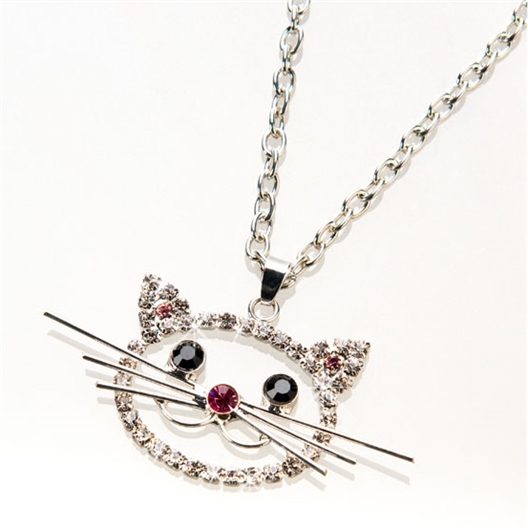 Collier tête de chat