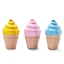 Jouet latex glace pour chien Jaune ou Rose