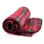 Plaid écossais rouge 100 x 70 cm
